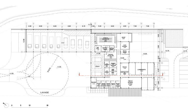 SDIS monistrol plan de fonctionnement