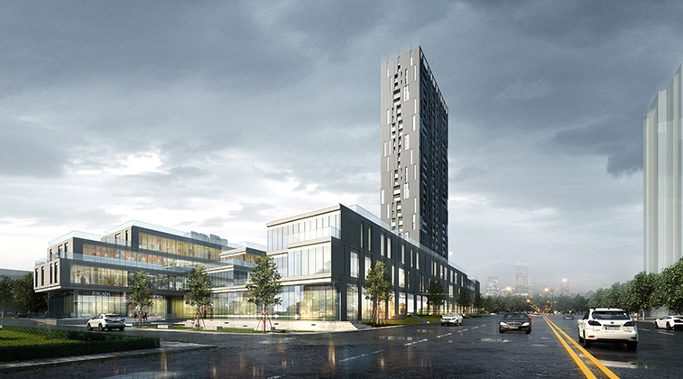 Macheng mixed-use - aotu architecte - agence architecture a Lyon