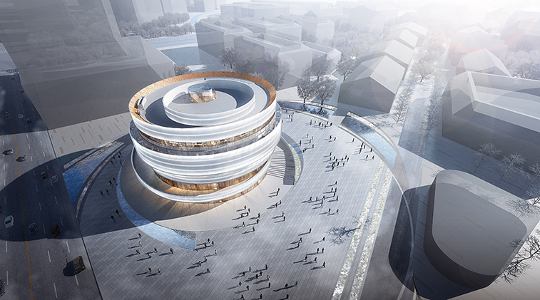wuhan weipeng exhibition center by aotu architects - 武汉展览中心