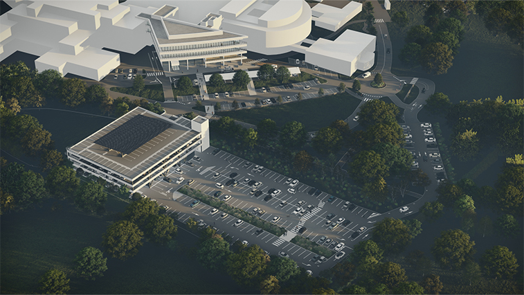 Projet de parking silo de l’institut de Cancérologie de L’ouest (Ico) - aotu architecte - agence architecture à Lyon