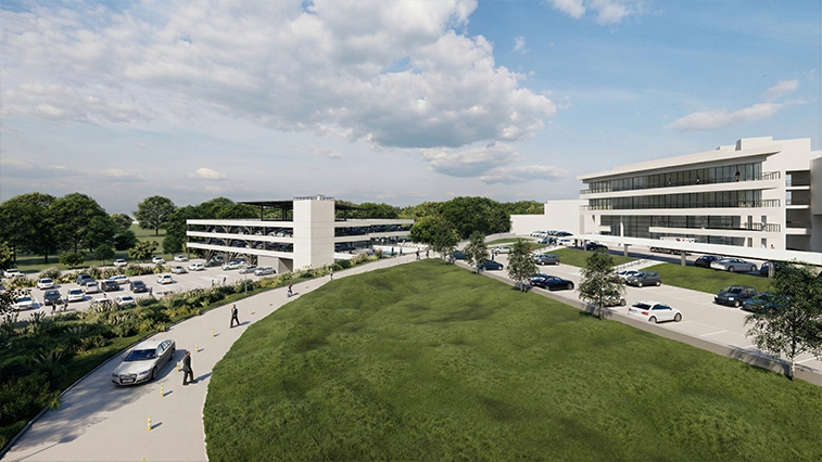 Projet de parking silo de l’institut de Cancérologie de L’ouest (Ico) - aotu architecte - agence architecture à Lyon